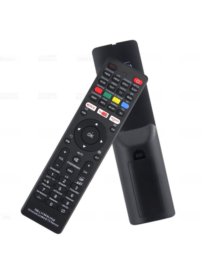 HONGYANG نسخة إنجليزية جهاز تحكم عالمي للشاشات LCD يوتيوب RM-L1130 + X Plus TV - Image 3