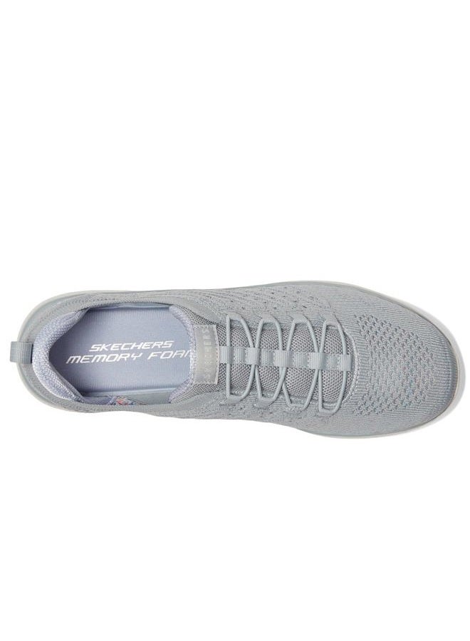 SKECHERS VIRTUE WOMEN SHOES LIGHT GREY, 39.5 - Image 2