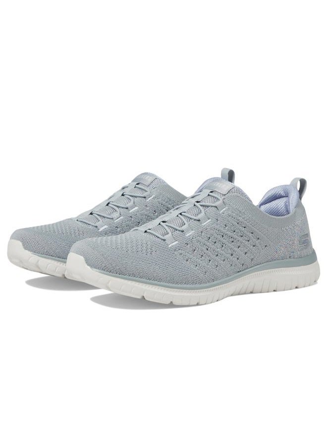 SKECHERS VIRTUE WOMEN SHOES LIGHT GREY, 39.5 - Image 1