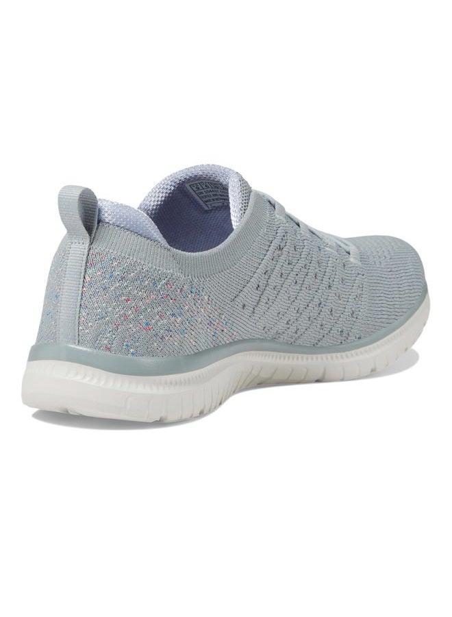 SKECHERS VIRTUE WOMEN SHOES LIGHT GREY, 39.5 - Image 5
