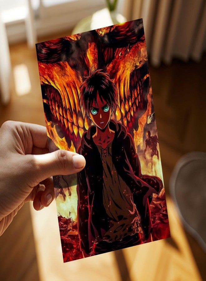 Attack on Titan Poster Collage Set of 54 (4x6 Inch) - Wall Art Featuring Eren, Levi, Mikasa & More | Aesthetic Anime Decor for Bedrooms, Dorms, Study Rooms & Anime Fan Gifts - Image 5