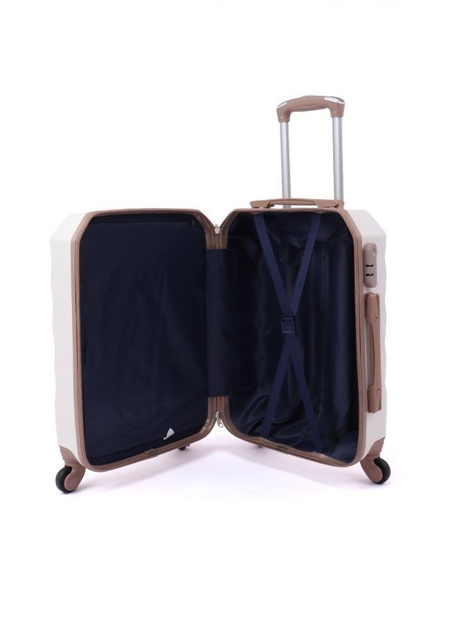 ليمرا طقم شنط سفر مكون من 5 حقائب بيج/ذهبي - Image 4