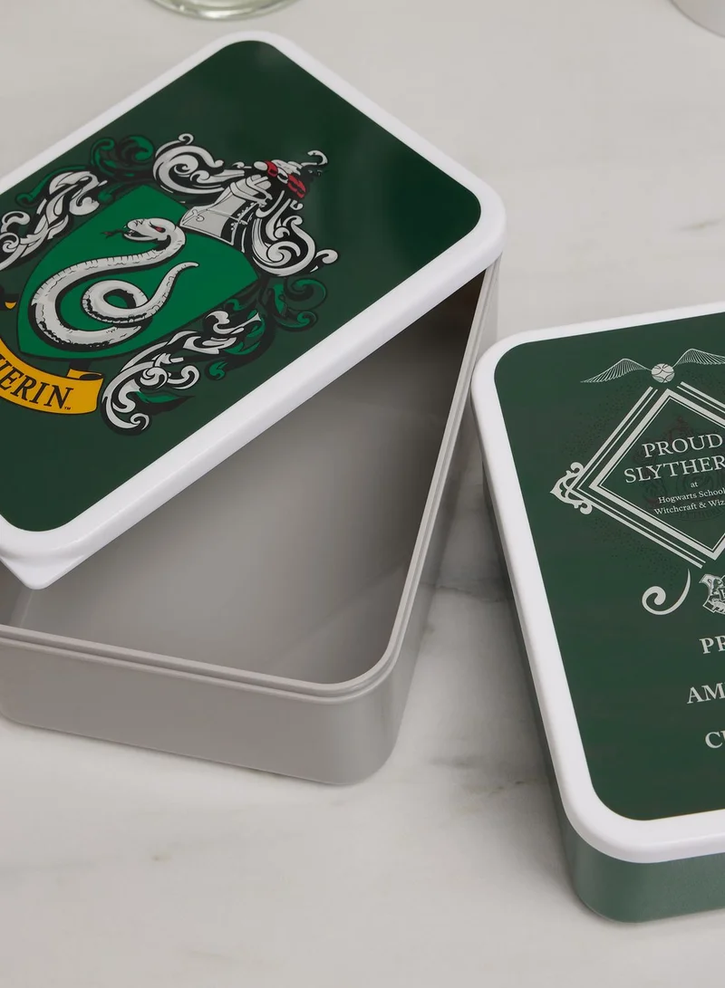 Half Moon Bay Lunch Box Set Of 2 - Harry Potter (Slytherin)