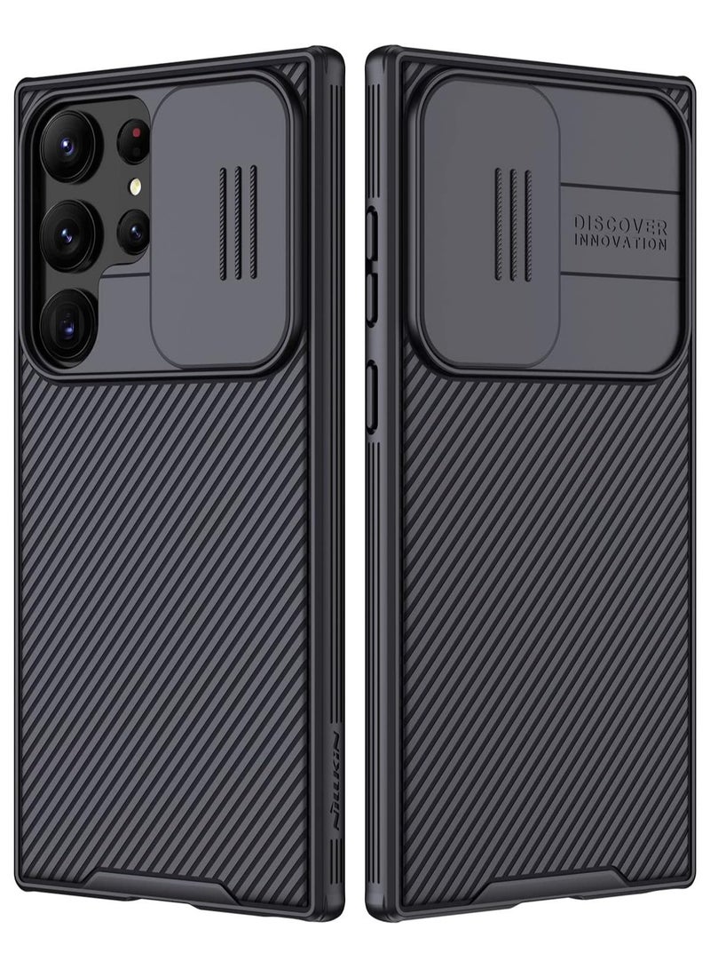 Nillkin Case Cover CamShield Pro  Case With Slide Camera For Samsung Galaxy S23 Ultra (Black) - Image 1