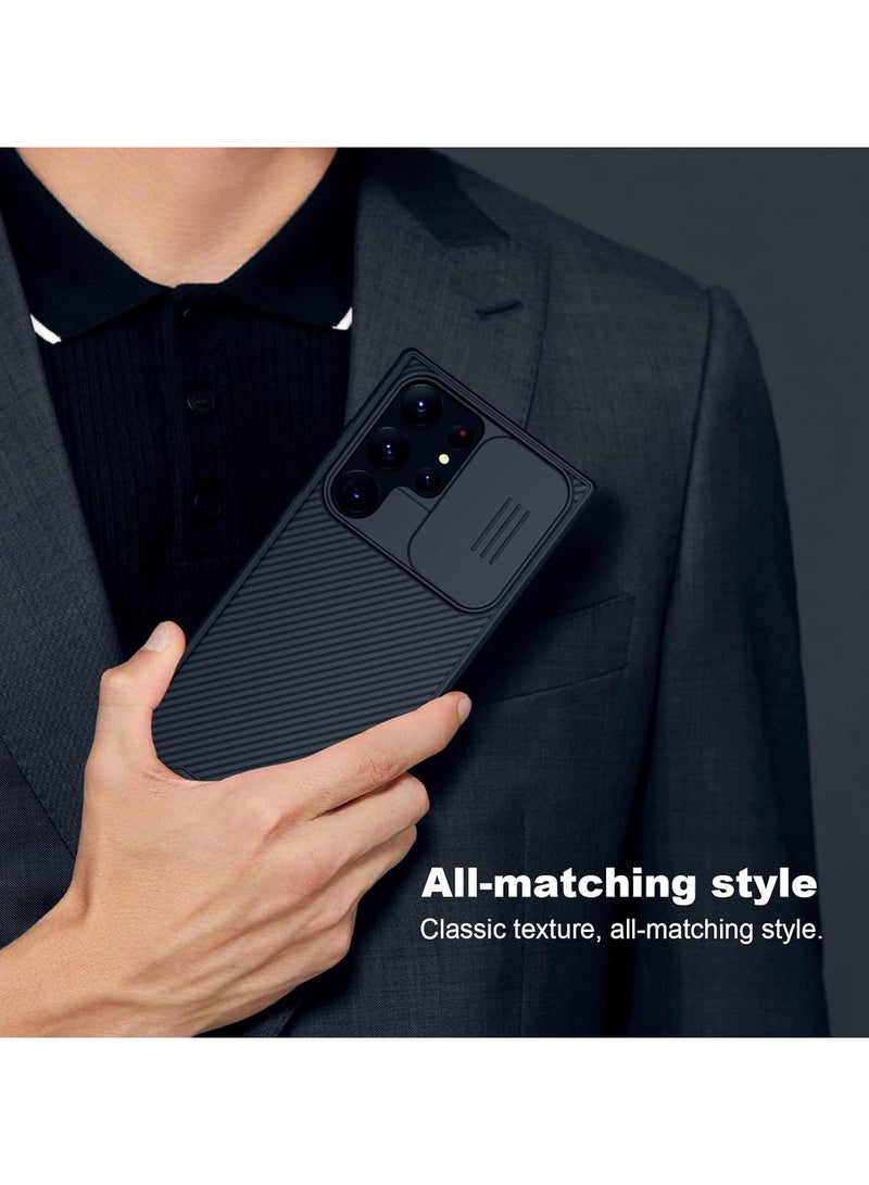 Nillkin Case Cover CamShield Pro  Case With Slide Camera For Samsung Galaxy S23 Ultra (Black) - Image 2