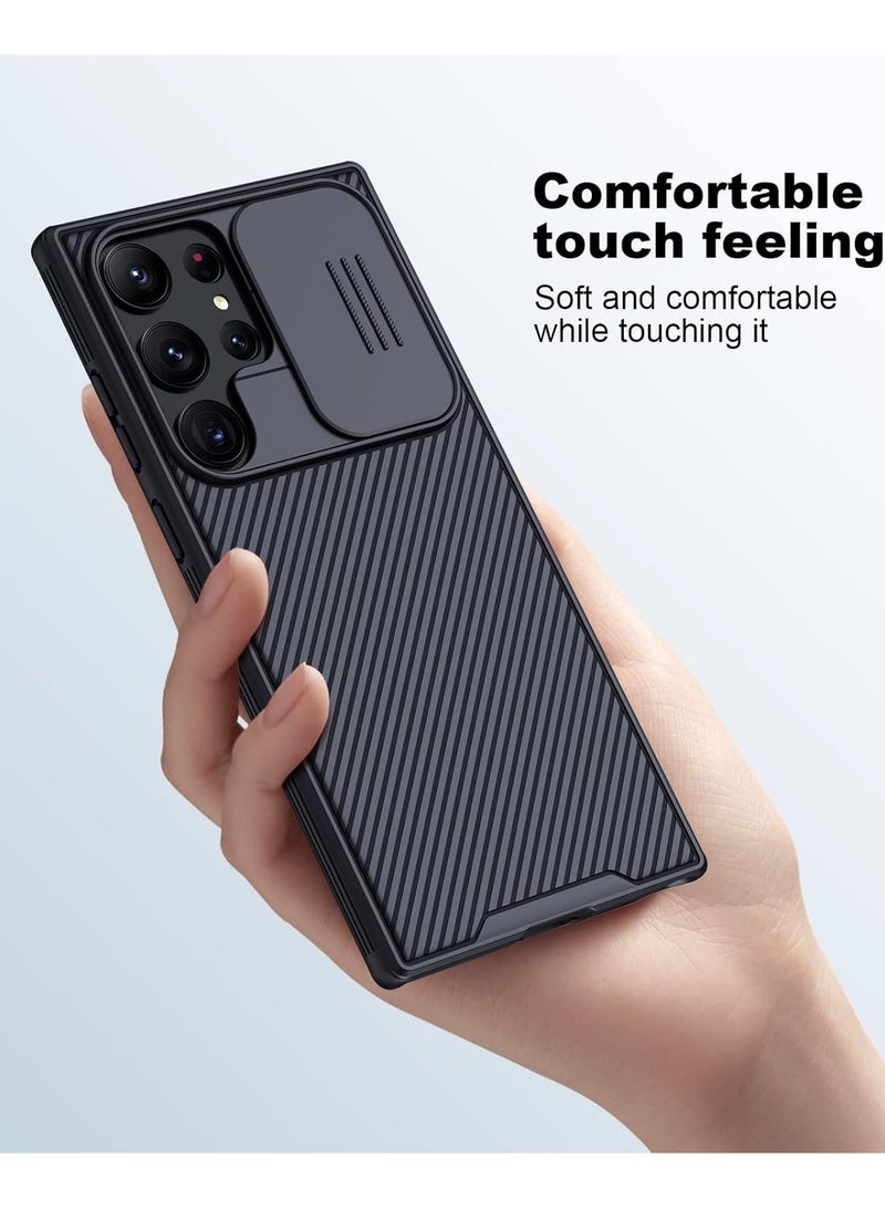 Nillkin Case Cover CamShield Pro  Case With Slide Camera For Samsung Galaxy S23 Ultra (Black) - Image 3