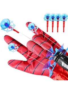 Generic liuer 2pcs Spider Gloves for Child, Spider Glove Launcher Toys Set, Launcher Glove Launcher Gloves for Children Games Gloves Throwers Spider-Man Glove Spider Gloves for Cosplay 