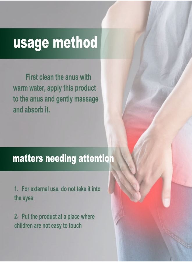 SOUTH MOON Hemorrhoid Treatment All Natural Fast Relief Herbal Hemorrhoid Cream Healing Formula for Burning Itching Pain Bleeding and Swelling - 1Pcs  - Image 4