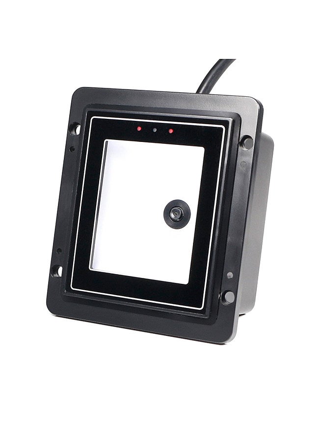Embedded 1D 2D Barcode Scanner QR Bar Code Reader Module Scanner RS485 Port Connection Auto Scanning for Gate Machine Tickets Checking Mobile Payment