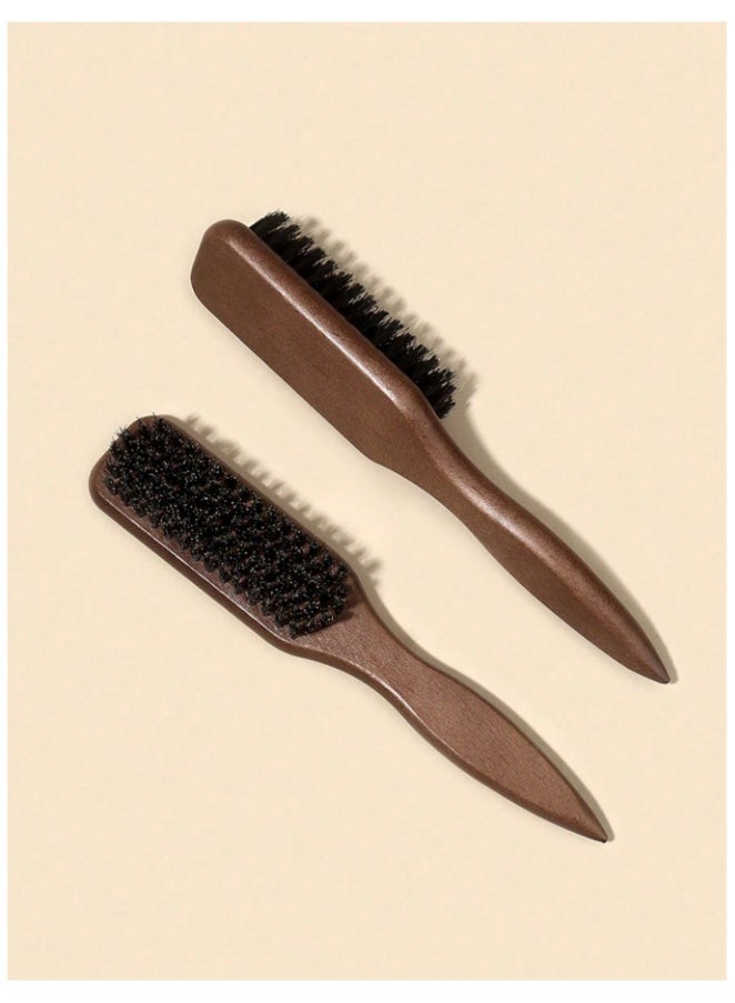 Unisex Hair Comb & Beard Brush Gradient Styling & Cleaning Comb for All Hair Types, Travel-Friendly - Image 3