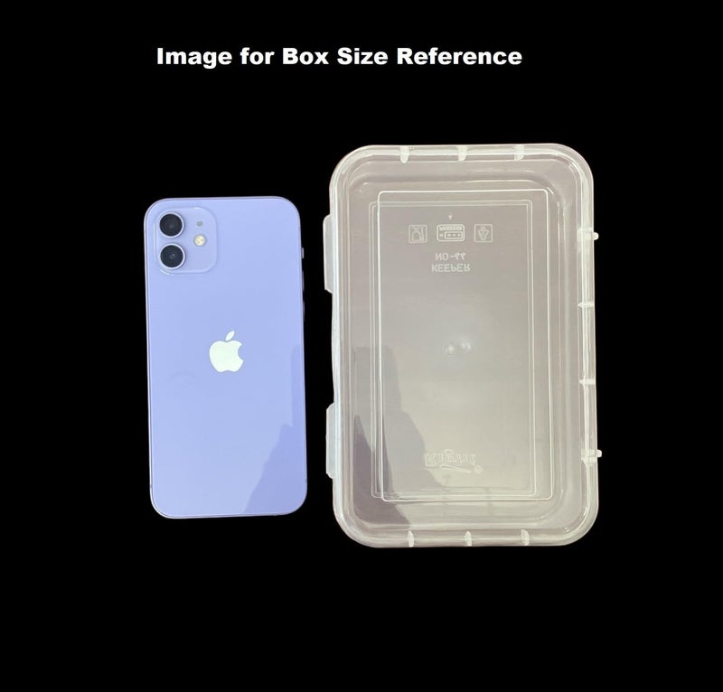 URBAA Plastic Small Storage Boxes Container With Lock Lid (Size No.- 44) (Clear, 16.5 X 11 X 4.5 Cm) Rectangular Set Of 12 - Image 5
