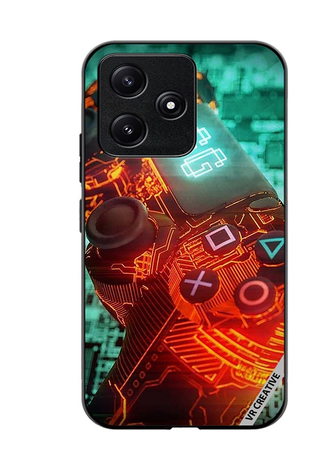 VR CREATIVE Protective Case Cover For Xiaomi Poco M6 Pro 5G Ps4 Controller Design Multicolour - Image 1
