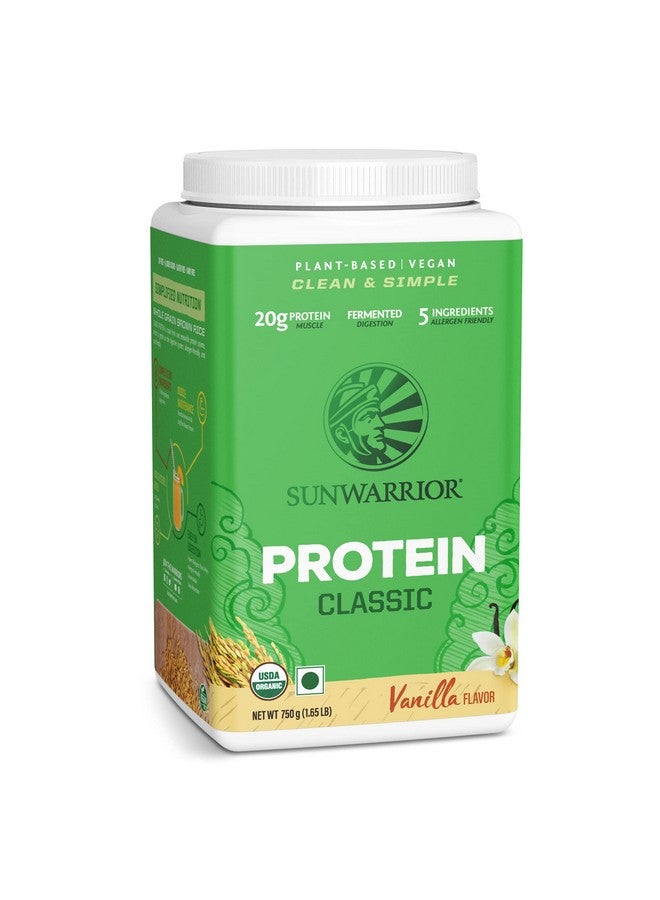 Sunwarrior Vegan Classic Plant Protein - 750 g (Vanilla) - Image 3
