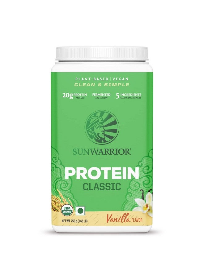 Sunwarrior Vegan Classic Plant Protein - 750 g (Vanilla) - Image 1