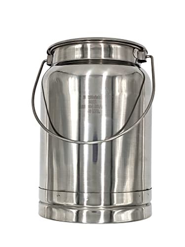 The Dairy Shoppe Stainless Steel Milk Can Totes 10 liter 