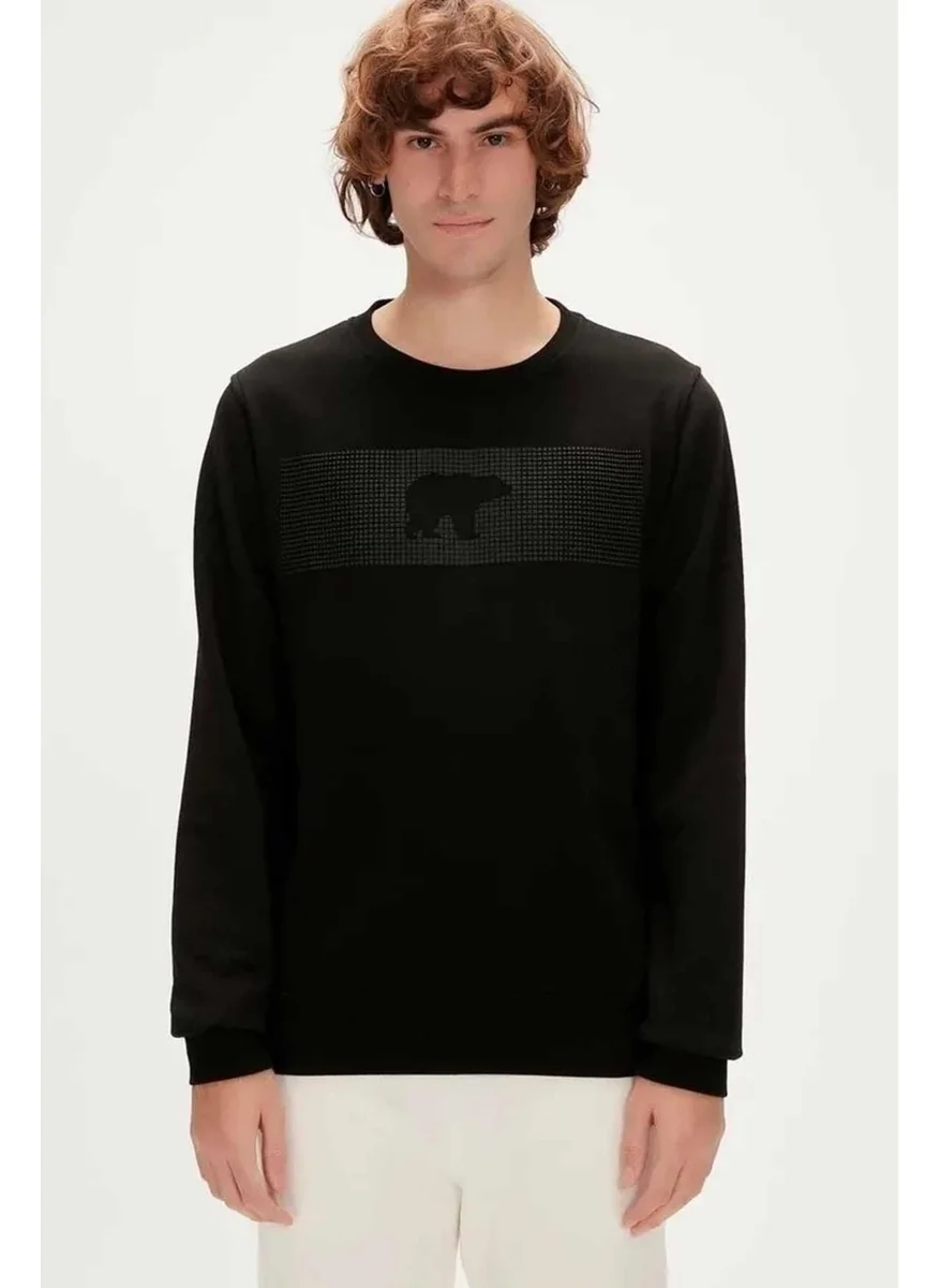 باد بير Fancy Crewneck Men's Sweatshirt 19.02.12.007MIDNIGHT