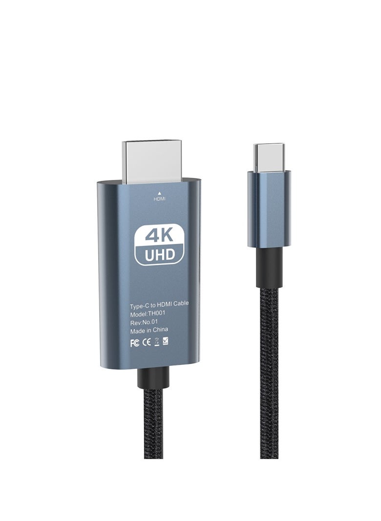 Generic Type C To HDMI Cable 4K 60Hz 2M  - Image 2