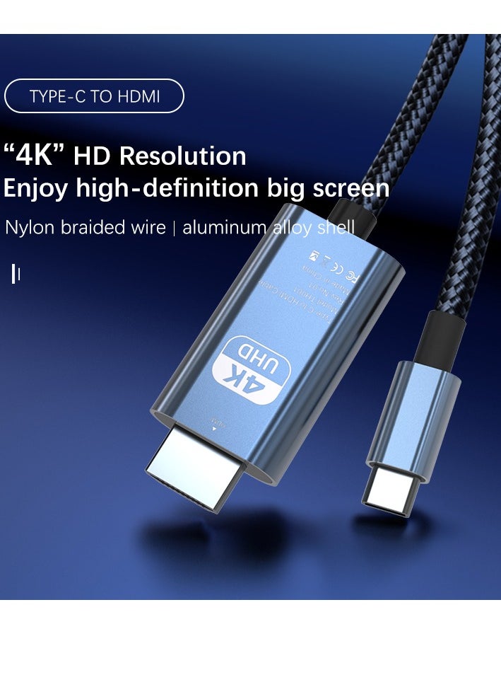 Generic Type C To HDMI Cable 4K 60Hz 2M  - Image 3