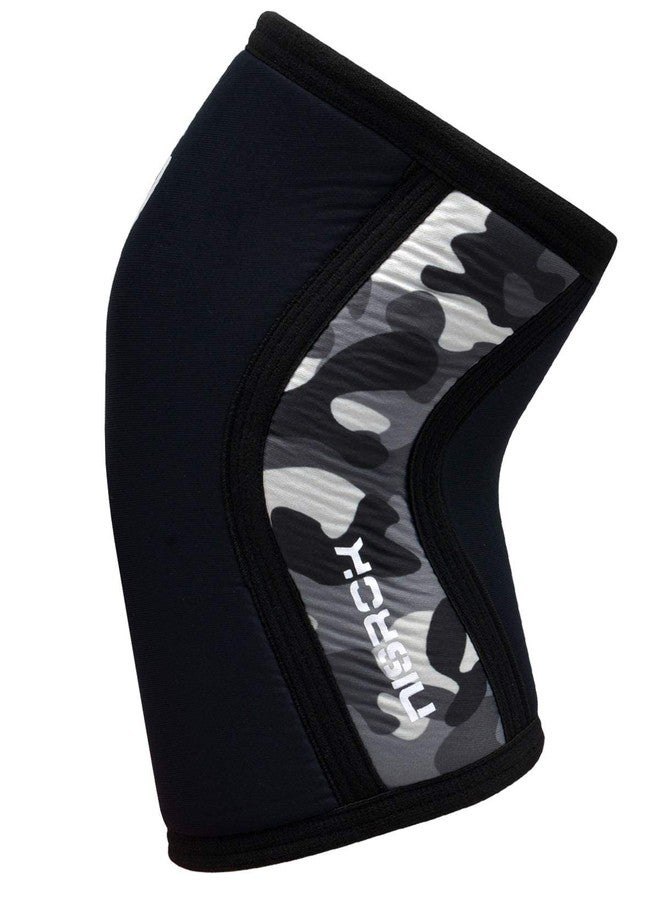 Nisrok Knee Sleeves (1 Pair), 7mm Neoprene Compression Knee Braces, Great Support for Cross Training, Weightlifting, Powerlifting, Squats, Basketball and More - Image 2