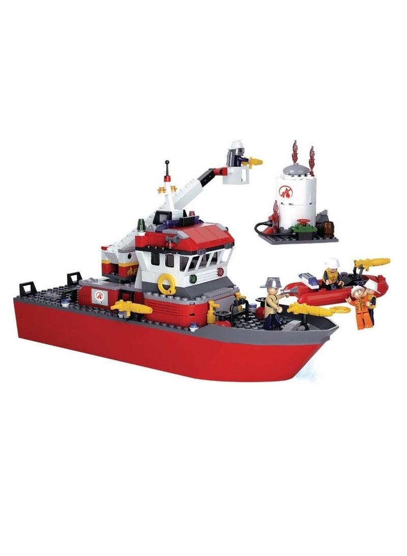 Sluban Sluban - Fireboat with Oil Tank Bricks Set 429 Pieces - M38-B0630M38-B0630 - Image 2