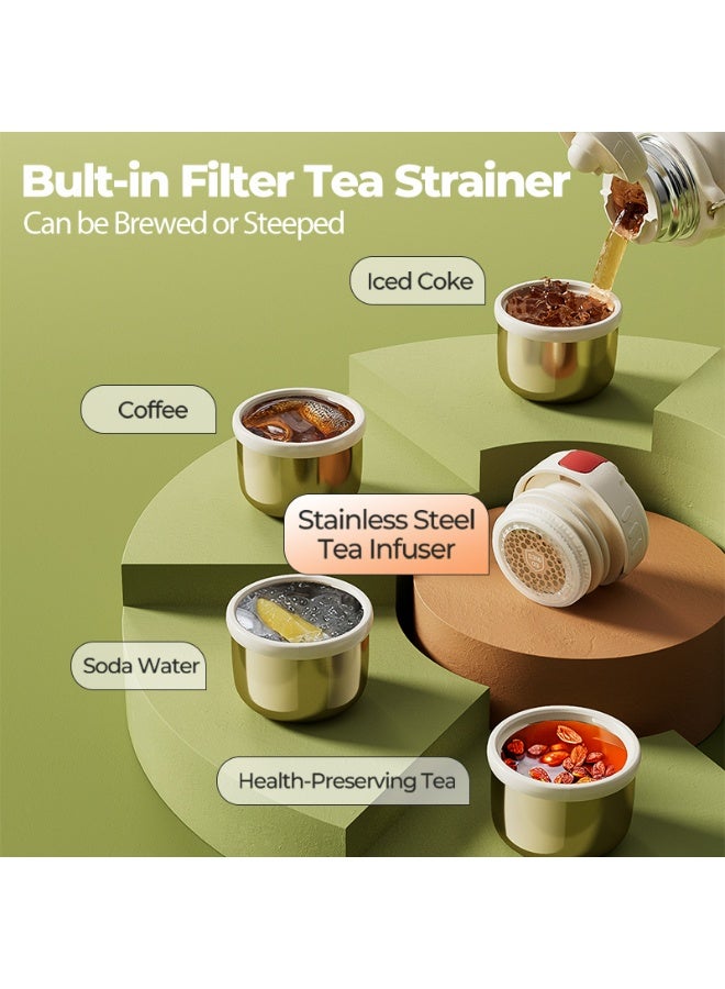 GERM Oleanders Mini Sport Vacuum Bottle 580ml | GERM × THE MET Van Gogh Series Stainless Steel Insulated Thermos with Cup Lid | BPA-Free Leak-Proof Hot & Cold Flask | Artistic Travel Mug Inspired by Van Gogh - Image 2