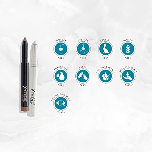 Xtreme Lashes Glideshadow Long Lasting Eyeshadow Stick, Champagne, Satin Finish, Lightweight Cream to Powder Makeup, No Fallout, Lash Extension Safe, Hypoallergenic - Image 3