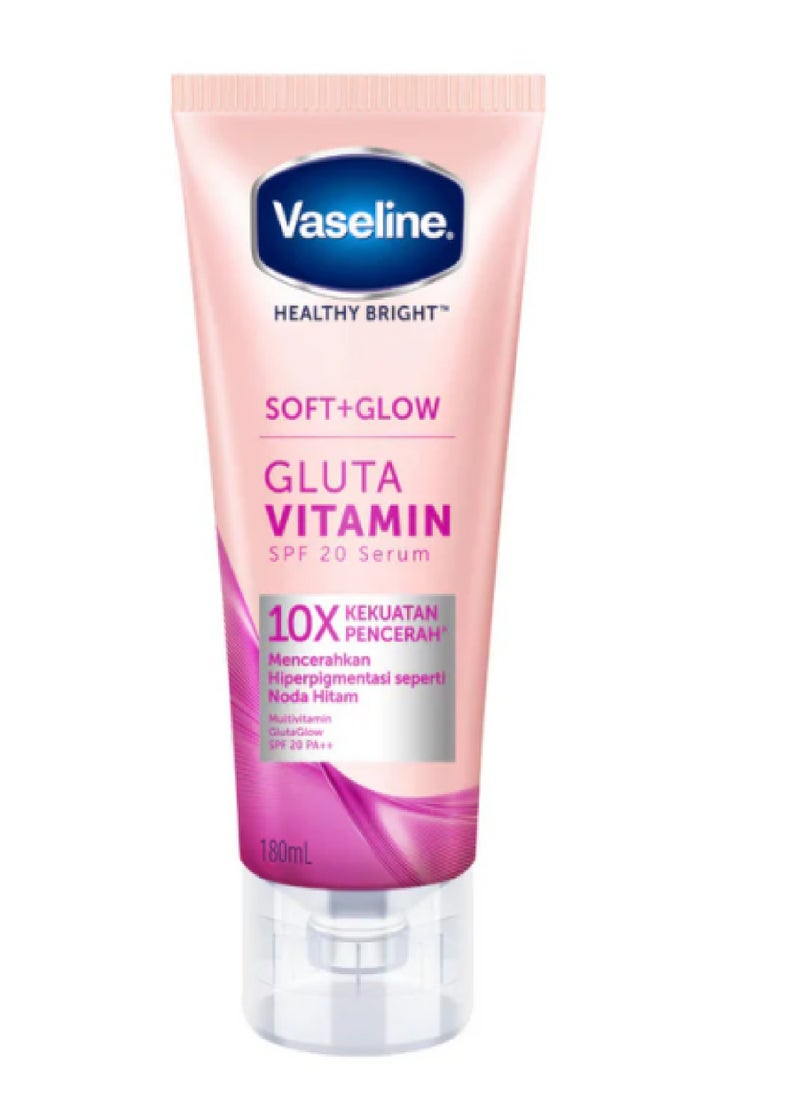 Vaseline VASELINE SOFT+GLOW GLUTA VITAMIN SPF20 BODY SERUM 180ML 