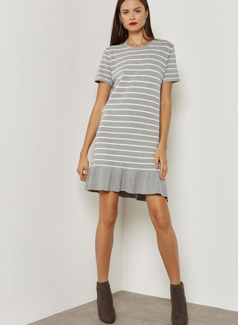 LUMIERE Stripe Shift Dress - Image 4