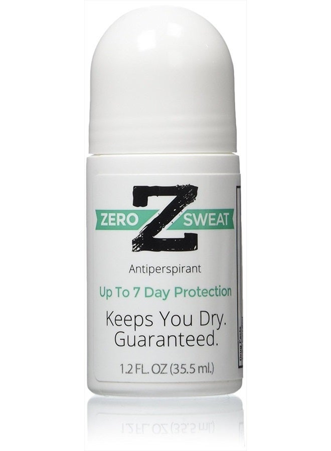 zerosweat Antiperspirant Deodorant | Clinical Strength Hyperhidrosis Treatment - Reduces Armpit Sweat 1.2 Fl.Oz - Image 1