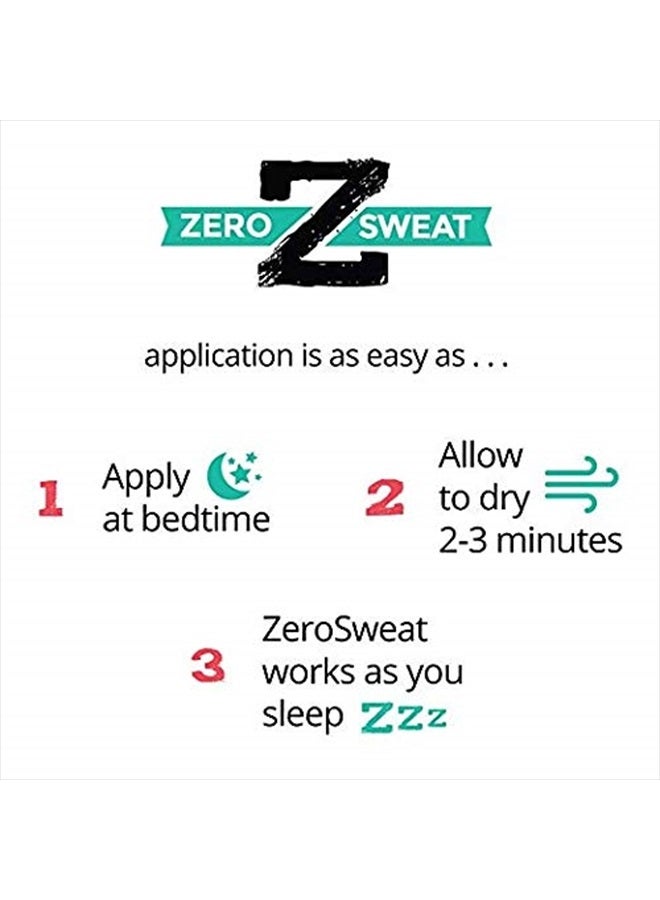 zerosweat Antiperspirant Deodorant | Clinical Strength Hyperhidrosis Treatment - Reduces Armpit Sweat 1.2 Fl.Oz - Image 5