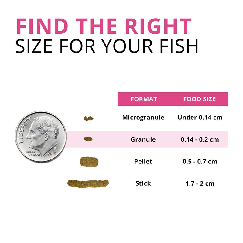 Fluval Bug Bites Color Enhancing Fish Food for Tropical Fish, Granules for Medium to Large Sized Fish, 1.6 oz., A6589, Brown - Image 3