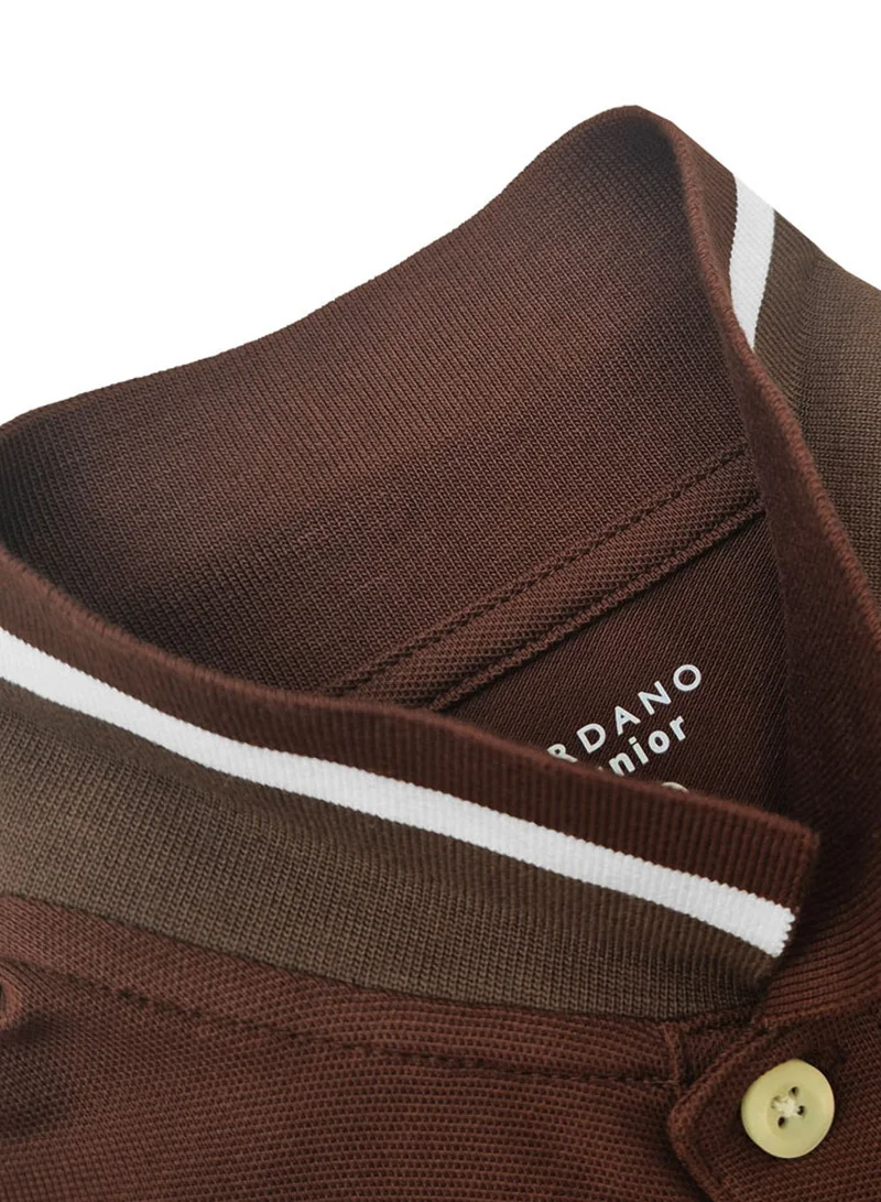 جيوردانو قبعة بولو نابليون للأطفال: بيكيه كلاسيكي، تطريز جريء، راحة طوال اليوم