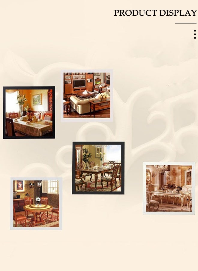 دونيسو غطاء صندوق مناديل الوجه حامل مناديل بلاستيك ذهبي للحمام والمكتب وغرفة النوم - Image 4