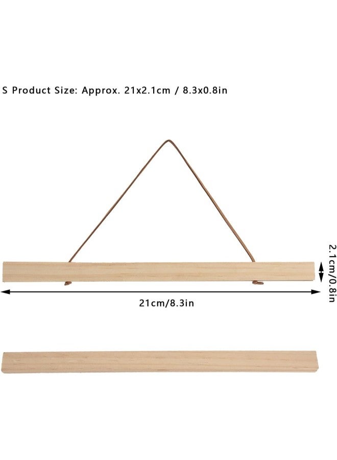 كلاراكو إطار تعليق الملصقات، إطار تعليق ملصقات خشبي مغناطيسي DIY للصور الفنية/المطبوعات/اللوحات القماشية/الصور/اللوحات الفنية (21 * 2.1)