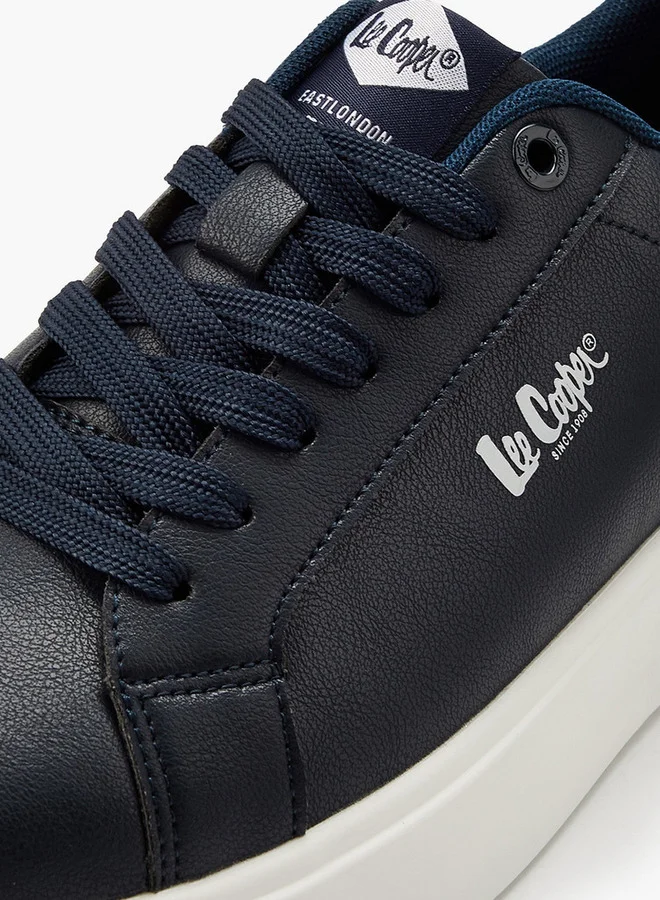 Lee Cooper Men's Solid Lace-Up Sneakers