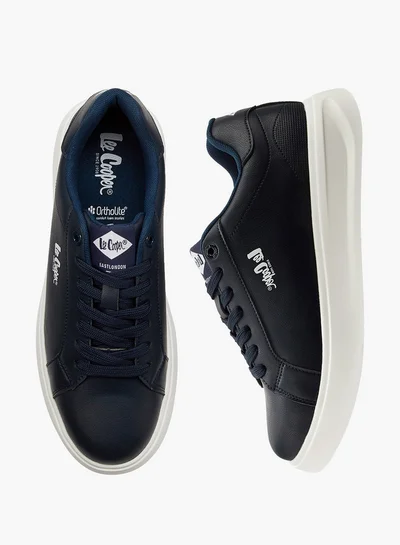 Lee Cooper Men's Solid Lace-Up Sneakers