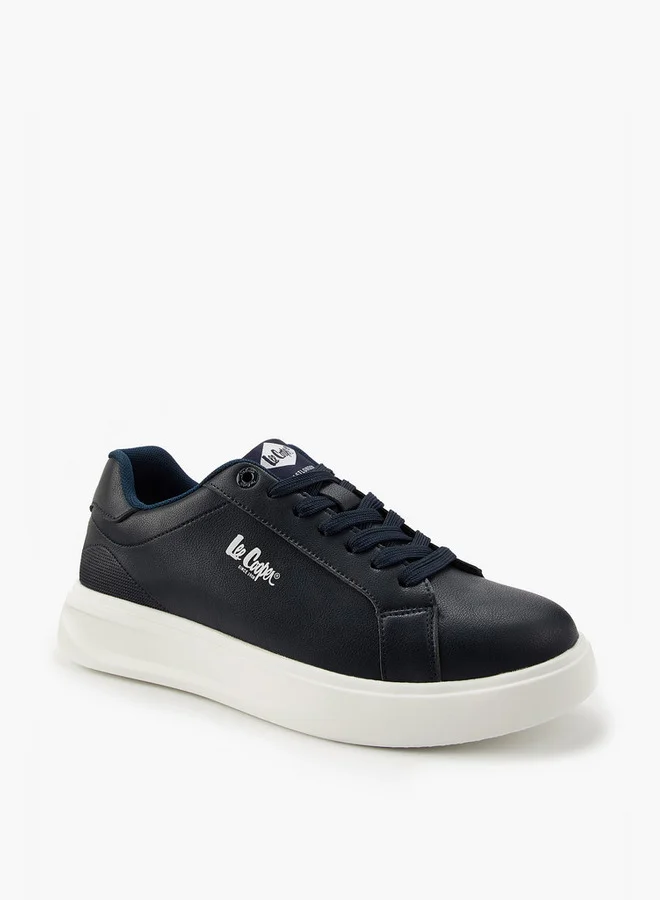 Lee Cooper Men's Solid Lace-Up Sneakers
