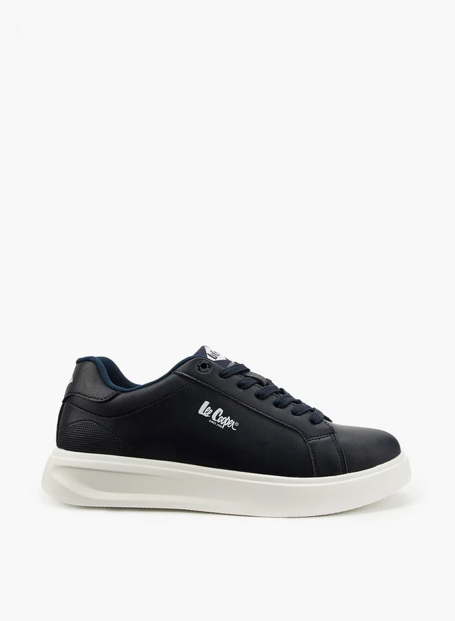 Lee Cooper Men's Solid Lace-Up Sneakers