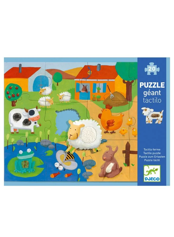 DJECO Farm Tactile Puzzle