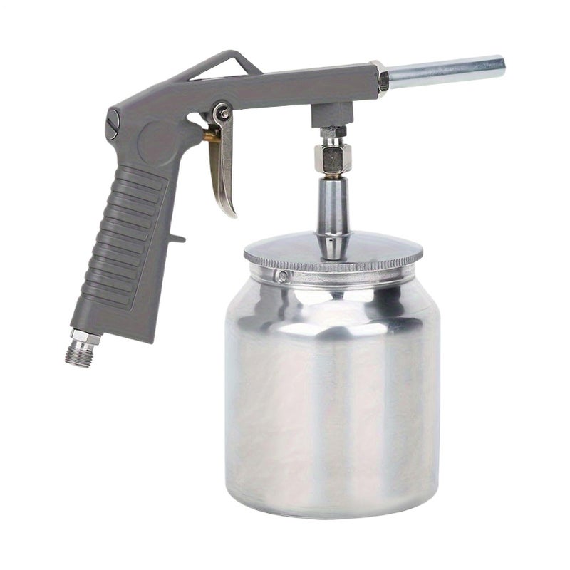 Portable Air Powered Abrasive Blasting Machine with Nozzle for Refinishing and Industrial Maintenance - Image 2