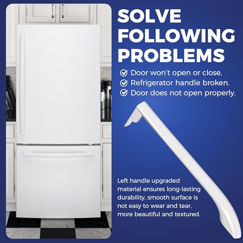 Romalon 5304486359 Refrigerator Door Handle 16 3/4" Replace 5304506469 5304504507 5304497105 AP6036330 242059504 Freezer Side FFTR1814QW4A FFTR1821QW0 FFTR1821QW1 FFTR1814QW3 LFTR1814LWK by Romalon - Image 5
