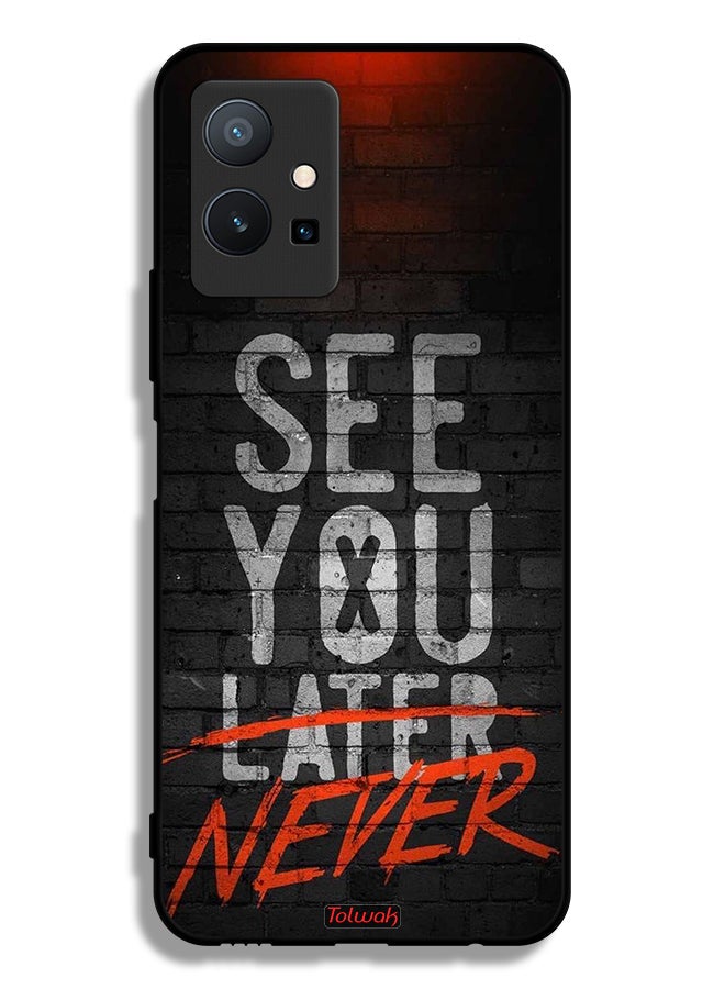 Tolwak Vivo Y75 5G Protective Case Cover See You Never - Image 2