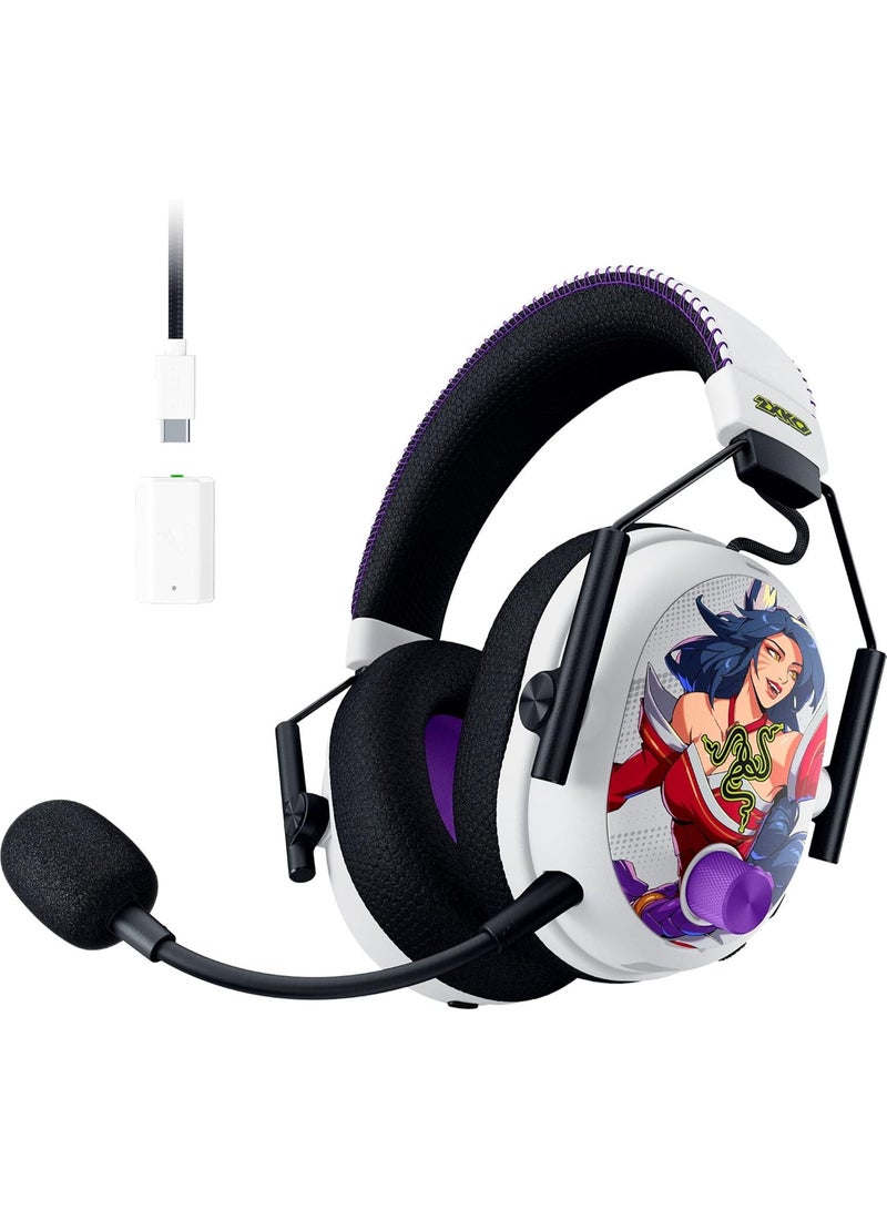 Razer BlackShark V3 Pro Wireless ANC Esports Headset for Xbox: Full Band Mic, 50mm Driver, 2.4 GHz, Bluetooth, USB, 3.5mm, Works with PC, Mac, PS5, Nintendo Switch, Long Battery Life - 2XKO Edition - Image 1