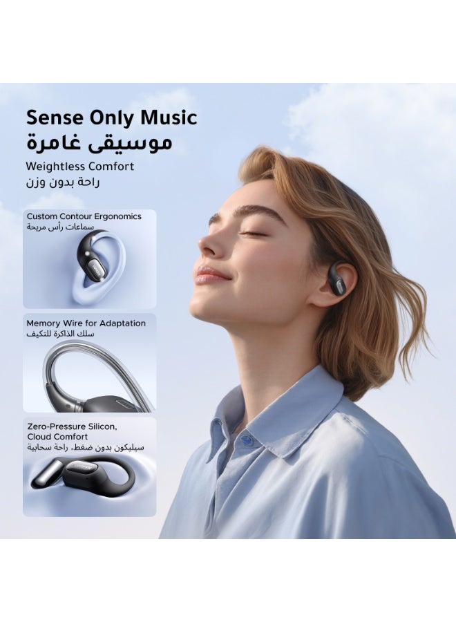 يو جرين سماعات أذن لاسلكية S7 FitBuds مفتوحة الأذن، سماعات بلوتوث مريحة مع عمر بطارية طويل يصل إلى 28 ساعة، اتصال بجهازين، شحن سريع، سماعات أذن بلوتوث مفتوحة الأذن للرياضة أو اللياقة البدنية - Image 2