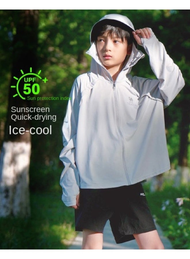 camel Upf50+ Kids Sun Protection Jacket, New 2025 Summer Collection, Boys' And Girls' Cooling Quick-dry Lightweight Outerwear - Image 1