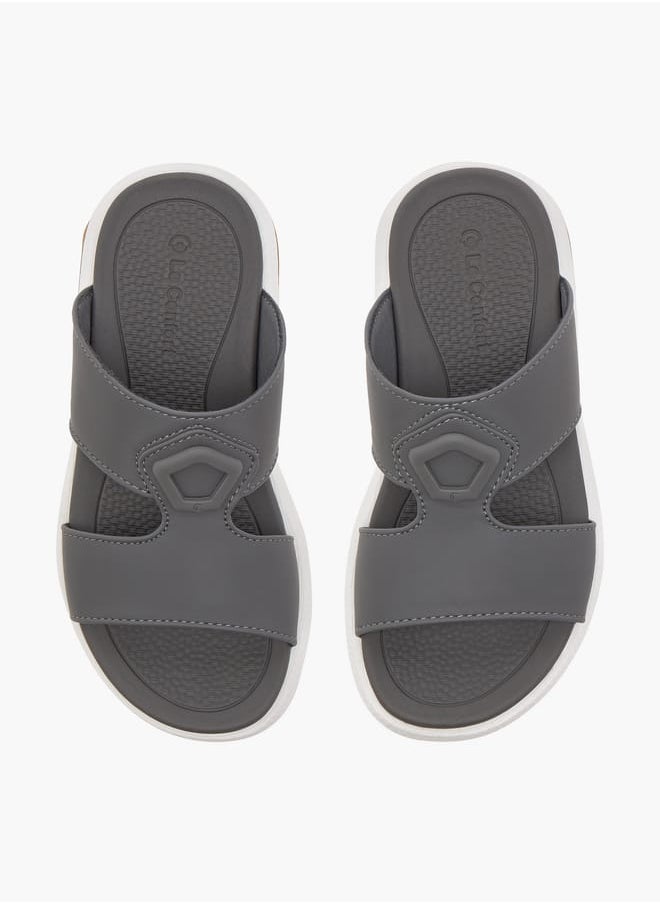 Le Confort Boys Solid Arabic Sandals with Accent Detail  - Image 1