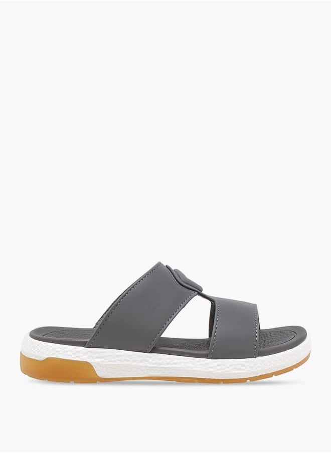 Le Confort Boys Solid Arabic Sandals with Accent Detail  - Image 2