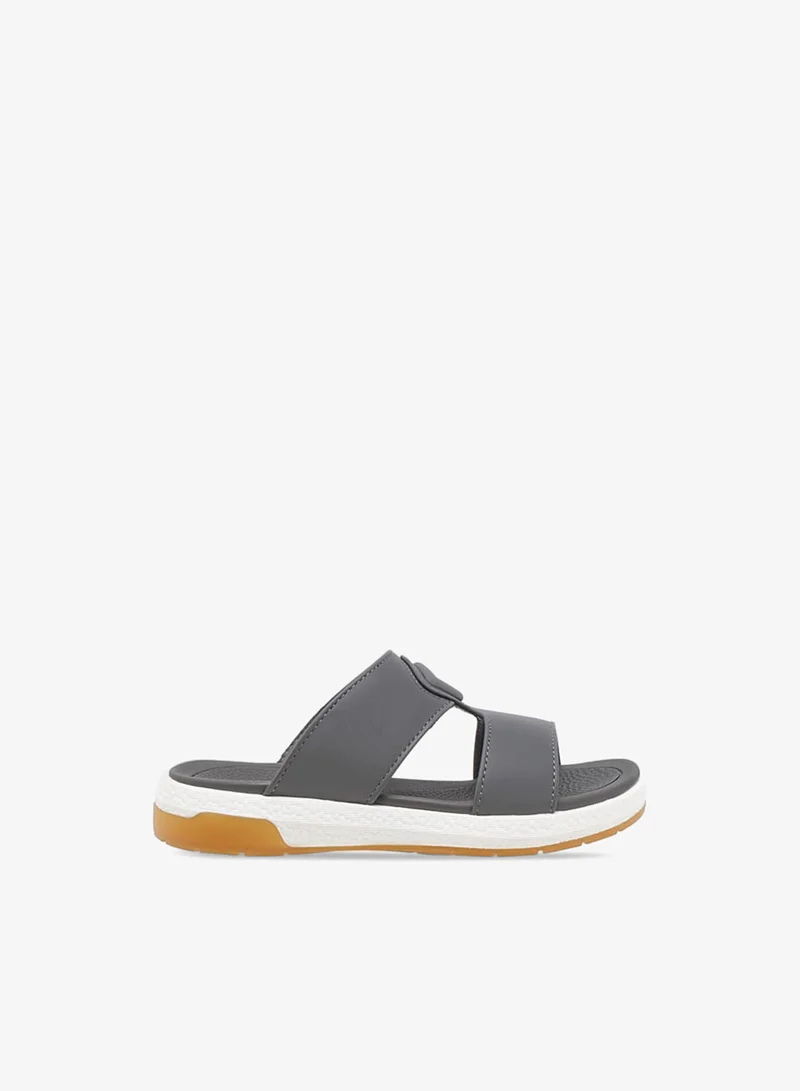 Le Confort Boys Solid Arabic Sandals with Accent Detail Ramadan Collection