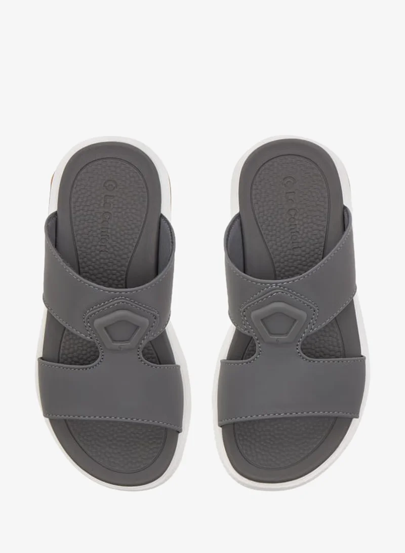 Le Confort Boys Solid Arabic Sandals with Accent Detail Ramadan Collection