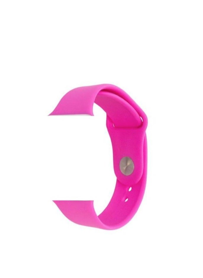 Silicone Watch Band For Samsung Galaxy Watch 46mm   22mm Anti-Shatter Strap - DARK PINK - Image 1
